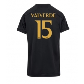 Maillot de football Réplique Real Madrid Federico Valverde #15 Troisième Femme 2023-24 Manche Courte