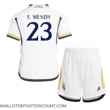 Maillot de football Réplique Real Madrid Ferland Mendy #23 Domicile Enfant 2023-24 Manche Courte (+ Pantalon court)
