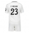 Maillot de football Réplique Real Madrid Ferland Mendy #23 Domicile Enfant 2024-25 Manche Courte (+ Pantalon court)