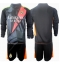 Maillot de football Réplique Real Madrid Gardien de but Extérieur Enfant 2024-25 Manche Longue (+ Pantalon court)