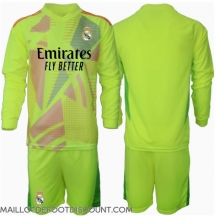 Maillot de football Réplique Real Madrid Gardien de but Troisième Enfant 2024-25 Manche Longue (+ Pantalon court)