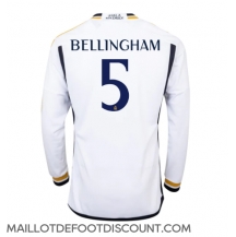 Maillot de football Réplique Real Madrid Jude Bellingham #5 Domicile 2023-24 Manche Longue