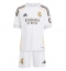 Maillot de football Réplique Real Madrid Jude Bellingham #5 Domicile Enfant 2025-26 Manche Courte (+ Pantalon court)