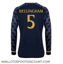 Maillot de football Réplique Real Madrid Jude Bellingham #5 Extérieur 2023-24 Manche Longue