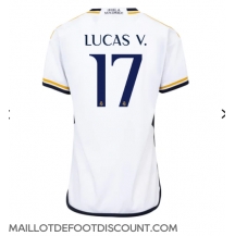Maillot de football Réplique Real Madrid Lucas Vazquez #17 Domicile Femme 2023-24 Manche Courte