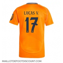 Maillot de football Réplique Real Madrid Lucas Vazquez #17 Extérieur 2024-25 Manche Courte