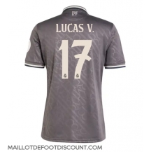 Maillot de football Réplique Real Madrid Lucas Vazquez #17 Troisième 2024-25 Manche Courte
