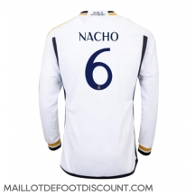 Maillot de football Réplique Real Madrid Nacho #6 Domicile 2023-24 Manche Longue