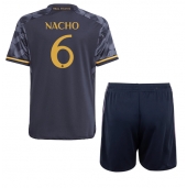 Maillot de football Réplique Real Madrid Nacho #6 Extérieur Enfant 2023-24 Manche Courte (+ Pantalon court)