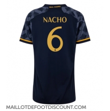 Maillot de football Réplique Real Madrid Nacho #6 Extérieur Femme 2023-24 Manche Courte