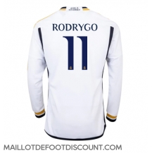 Maillot de football Réplique Real Madrid Rodrygo Goes #11 Domicile 2023-24 Manche Longue