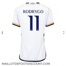 Maillot de football Réplique Real Madrid Rodrygo Goes #11 Domicile Femme 2023-24 Manche Courte