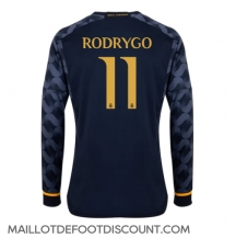 Maillot de football Réplique Real Madrid Rodrygo Goes #11 Extérieur 2023-24 Manche Longue
