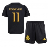 Maillot de football Réplique Real Madrid Rodrygo Goes #11 Troisième Enfant 2023-24 Manche Courte (+ Pantalon court)