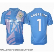 Maillot de football Réplique Real Madrid Thibaut Courtois #1 Gardien de but Domicile 2024-25 Manche Courte
