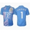 Maillot de football Réplique Real Madrid Thibaut Courtois #1 Gardien de but Domicile 2024-25 Manche Courte