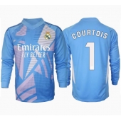 Maillot de football Réplique Real Madrid Thibaut Courtois #1 Gardien de but Domicile 2024-25 Manche Longue