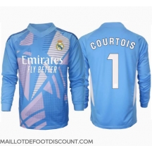 Maillot de football Réplique Real Madrid Thibaut Courtois #1 Gardien de but Domicile 2024-25 Manche Longue