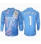 Maillot de football Réplique Real Madrid Thibaut Courtois #1 Gardien de but Domicile 2024-25 Manche Longue