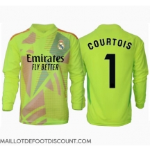 Maillot de football Réplique Real Madrid Thibaut Courtois #1 Gardien de but Troisième 2024-25 Manche Longue