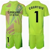 Maillot de football Réplique Real Madrid Thibaut Courtois #1 Gardien de but Troisième Enfant 2024-25 Manche Courte (+ Pantalon court)
