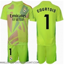 Maillot de football Réplique Real Madrid Thibaut Courtois #1 Gardien de but Troisième Enfant 2024-25 Manche Courte (+ Pantalon court)