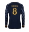 Maillot de football Réplique Real Madrid Toni Kroos #8 Extérieur 2023-24 Manche Longue
