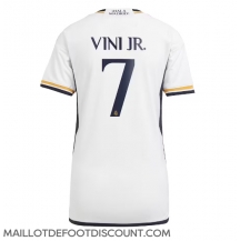 Maillot de football Réplique Real Madrid Vinicius Junior #7 Domicile Femme 2023-24 Manche Courte
