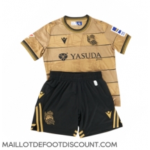 Maillot de football Réplique Real Sociedad Extérieur Enfant 2024-25 Manche Courte (+ Pantalon court)