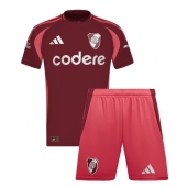 Maillot de football Réplique River Plate Extérieur Enfant 2024-25 Manche Courte (+ Pantalon court)