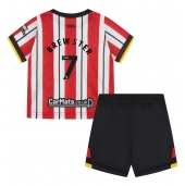 Maillot de football Réplique Sheffield United Rhian Brewster #7 Domicile Enfant 2024-25 Manche Courte (+ Pantalon court)