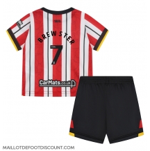 Maillot de football Réplique Sheffield United Rhian Brewster #7 Domicile Enfant 2024-25 Manche Courte (+ Pantalon court)