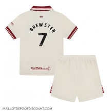 Maillot de football Réplique Sheffield United Rhian Brewster #7 Troisième Enfant 2024-25 Manche Courte (+ Pantalon court)