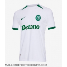Maillot de football Réplique Sporting CP Extérieur 2024-25 Manche Courte