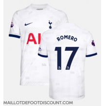 Maillot de football Réplique Tottenham Hotspur Cristian Romero #17 Domicile 2023-24 Manche Courte