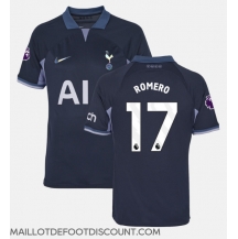 Maillot de football Réplique Tottenham Hotspur Cristian Romero #17 Extérieur 2023-24 Manche Courte