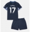 Maillot de football Réplique Tottenham Hotspur Cristian Romero #17 Extérieur Enfant 2023-24 Manche Courte (+ Pantalon court)