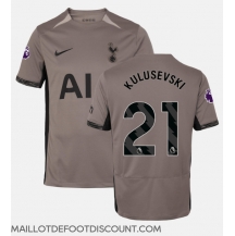 Maillot de football Réplique Tottenham Hotspur Dejan Kulusevski #21 Troisième 2023-24 Manche Courte