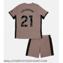 Maillot de football Réplique Tottenham Hotspur Dejan Kulusevski #21 Troisième Enfant 2023-24 Manche Courte (+ Pantalon court)