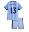 Maillot de football Réplique Tottenham Hotspur Destiny Udogie #13 Extérieur Enfant 2024-25 Manche Courte (+ Pantalon court)