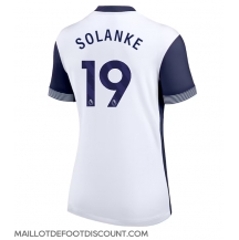 Maillot de football Réplique Tottenham Hotspur Dominic Solanke #19 Domicile Femme 2024-25 Manche Courte