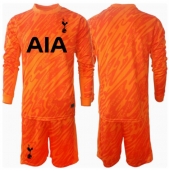 Maillot de football Réplique Tottenham Hotspur Gardien de but Extérieur Enfant 2024-25 Manche Longue (+ Pantalon court)