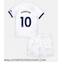 Maillot de football Réplique Tottenham Hotspur James Maddison #10 Domicile Enfant 2023-24 Manche Courte (+ Pantalon court)