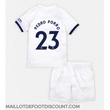 Maillot de football Réplique Tottenham Hotspur Pedro Porro #23 Domicile Enfant 2023-24 Manche Courte (+ Pantalon court)