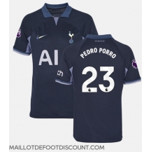 Maillot de football Réplique Tottenham Hotspur Pedro Porro #23 Extérieur 2023-24 Manche Courte