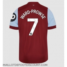 Maillot de football Réplique West Ham United James Ward-Prowse #7 Domicile 2023-24 Manche Courte