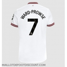 Maillot de football Réplique West Ham United James Ward-Prowse #7 Extérieur 2023-24 Manche Courte