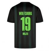 Maillot de football Réplique Wolfsburg Lovro Majer #19 Extérieur 2024-25 Manche Courte