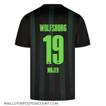 Maillot de football Réplique Wolfsburg Lovro Majer #19 Extérieur 2024-25 Manche Courte