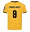 Maillot de football Réplique Wolves Jorgen Strand Larsen #9 Domicile 2024-25 Manche Courte